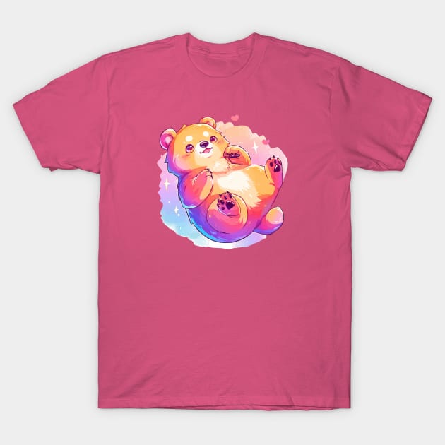 Happy bear with vivid colors T-Shirt by etherElric